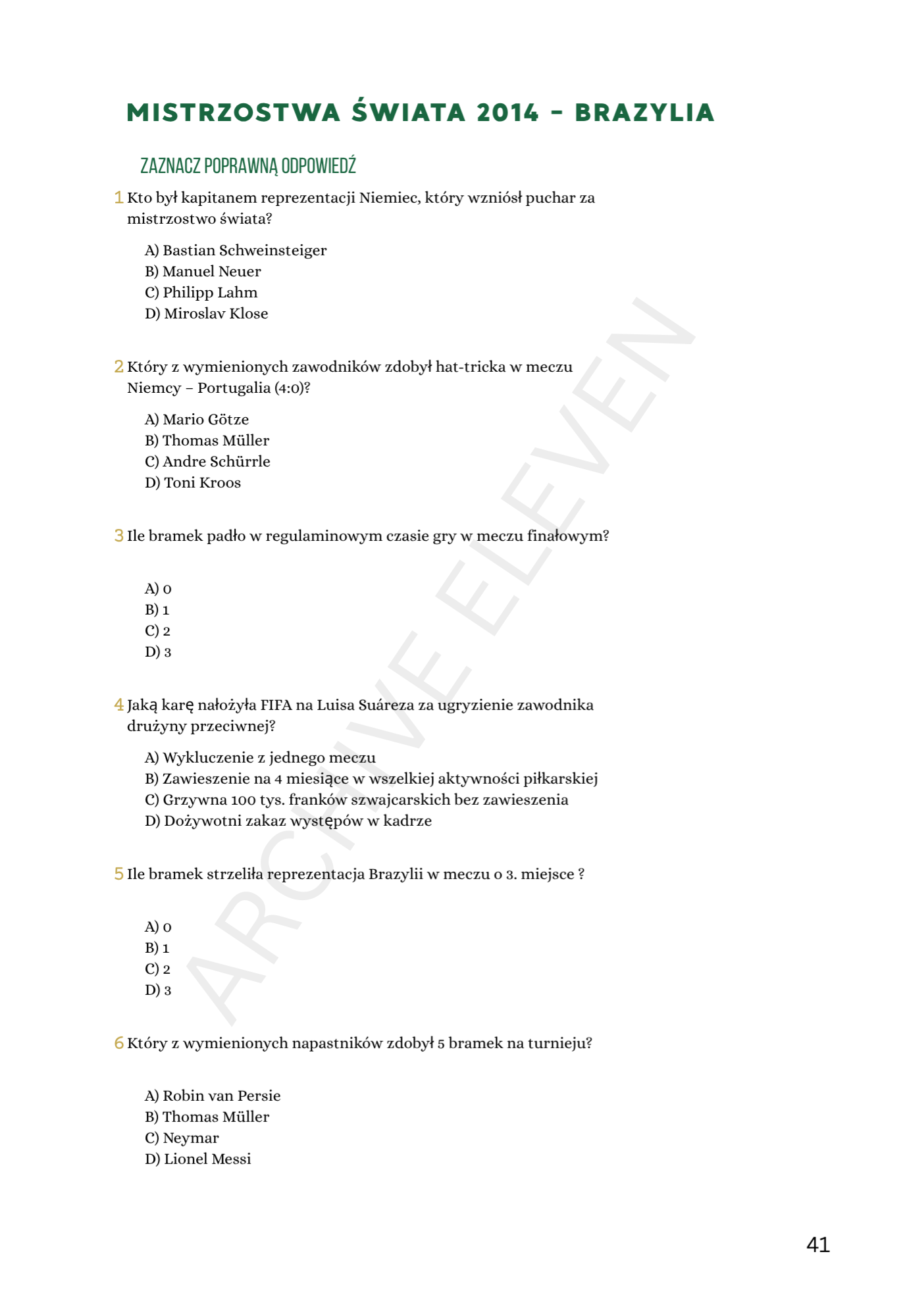 Mistrz Futbolu – Księga Quizów i Łamigłówek (Wersja Cyfrowa PDF)