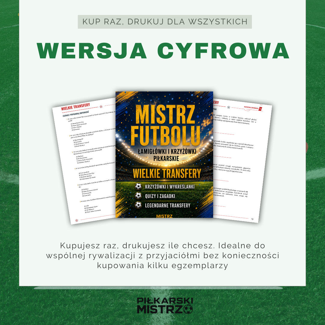 Mistrz Futbolu - Wielkie Transfery (Wersja Cyfrowa PDF)