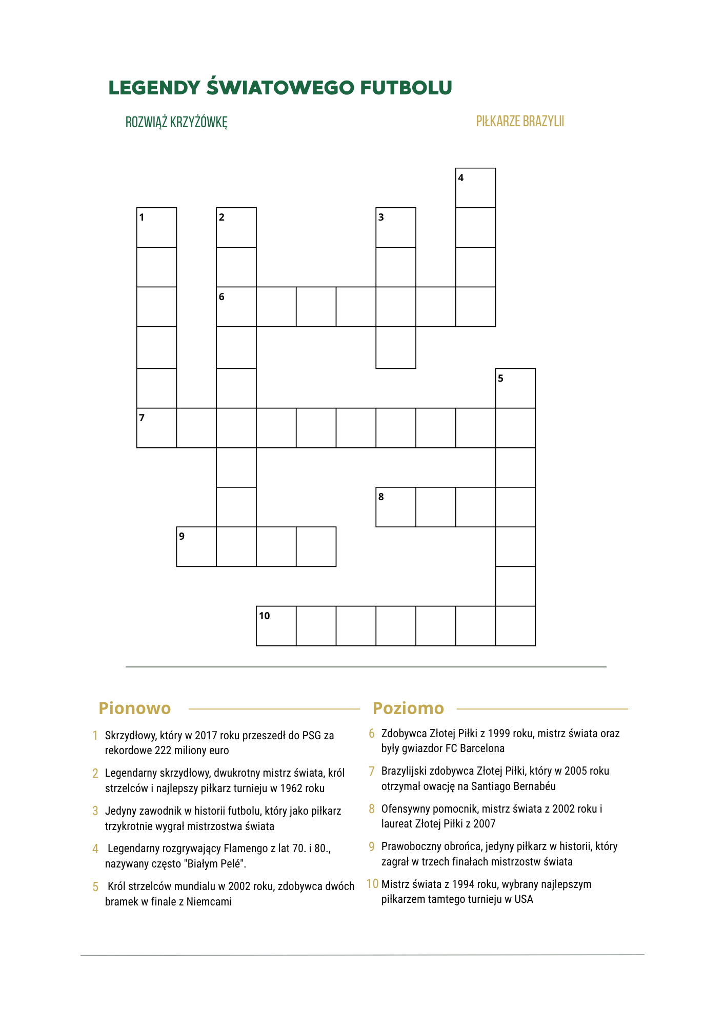 Mistrz Futbolu - Legendy Światowego futbolu (Wersja Cyfrowa PDF)