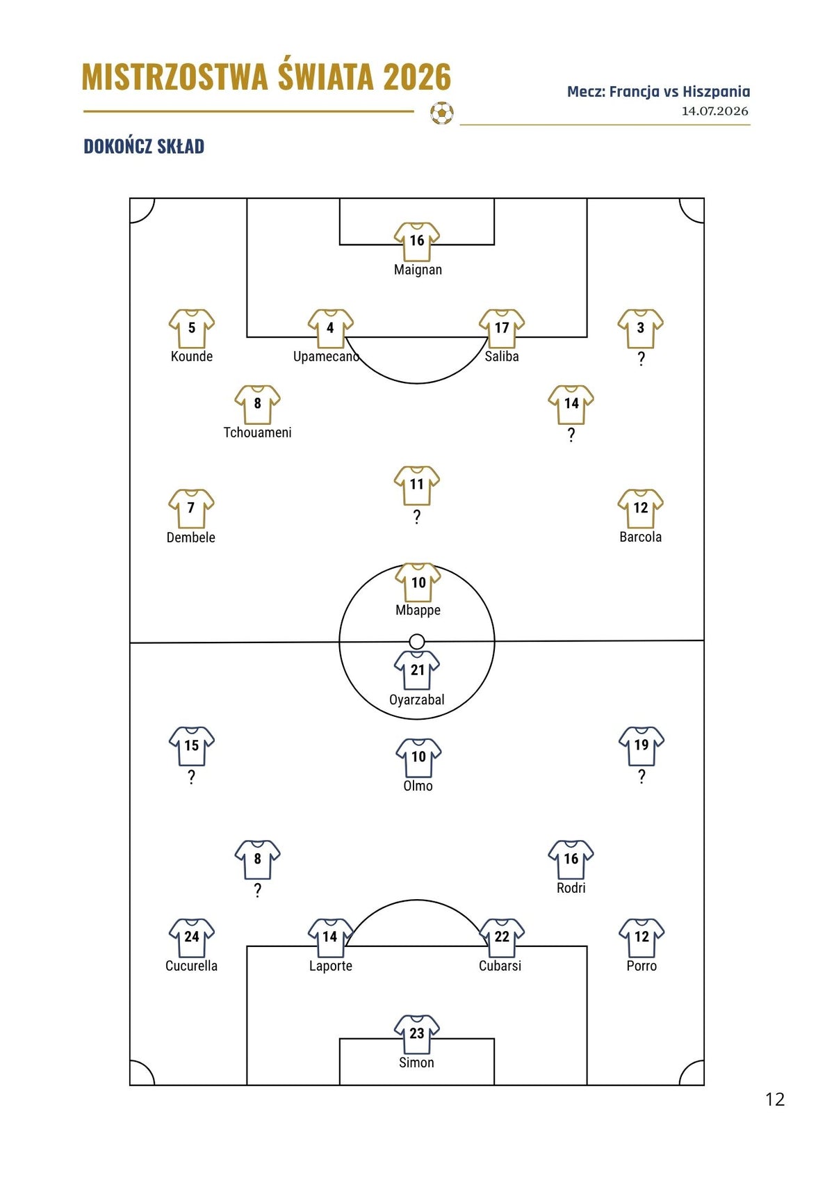 Mistrz Futbolu – Podsumowanie Mistrzostw Świata 2026. (Wersja Cyfrowa PDF)